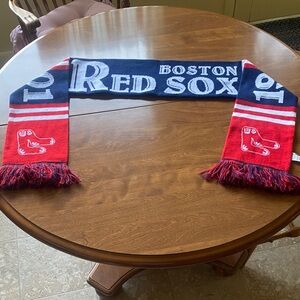 MLB Boston Red Sox Double Sided Scarf By Forever Collectibles Excellent New Used